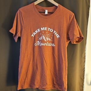 Womens Graphic Tshirt - Take Me To The Mountains, M